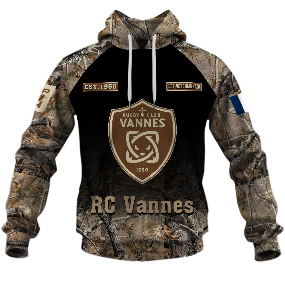 Rugby Club Vannes Hunting Camo Style Shirts