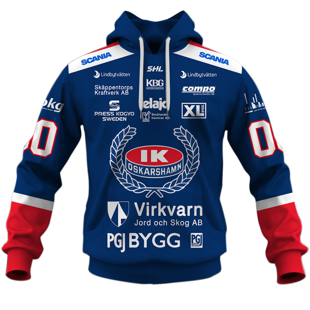 IK Oskarshamn Home Jersey Style Shirts