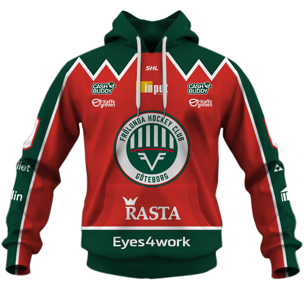 Frolunda HC Home Jersey Style Shirts