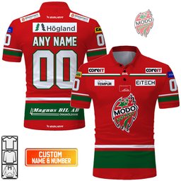 SHL Modo Hockey Home Jersey Style Polo Shirt
