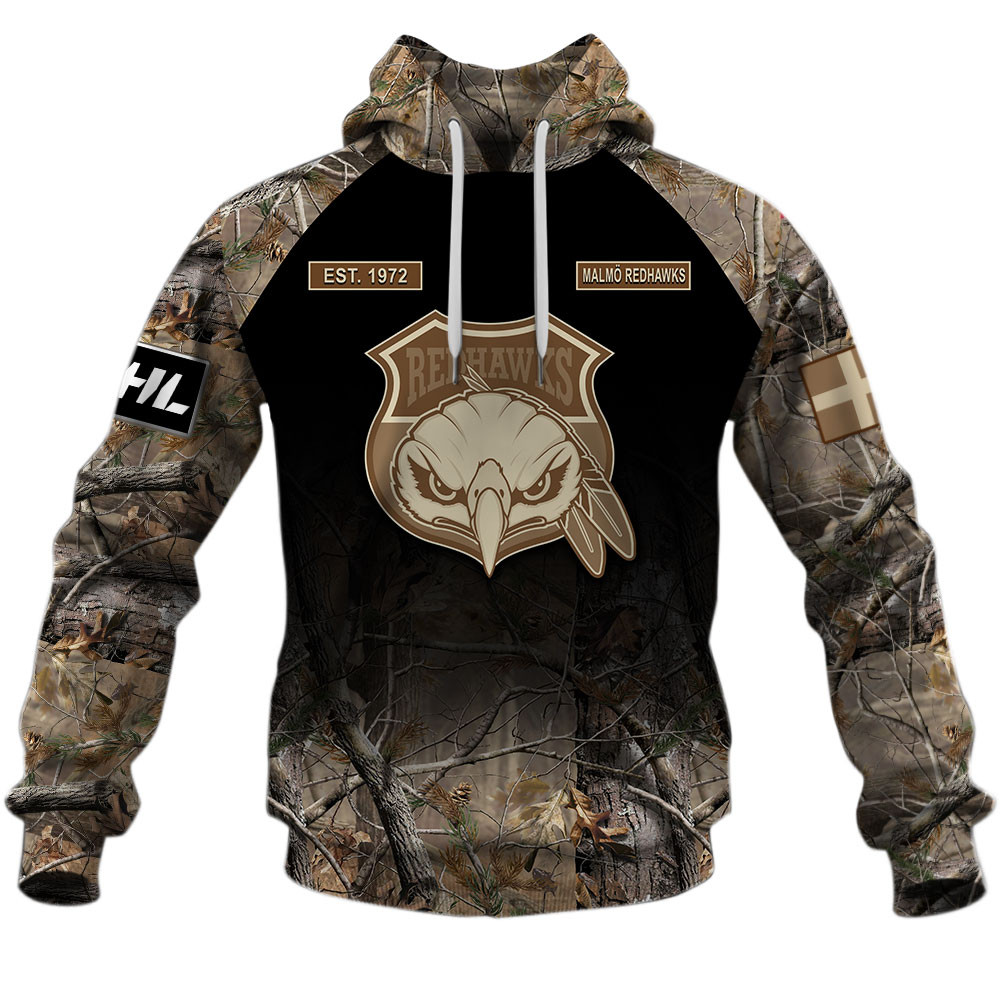 SHL Malmo Redhawks Hunting Camo Style Shirts