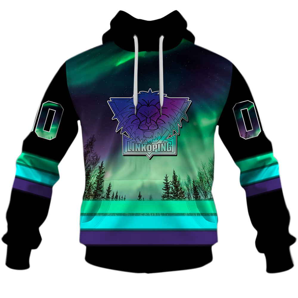 SHL Linkoping HC Northern Lights Design Shirts