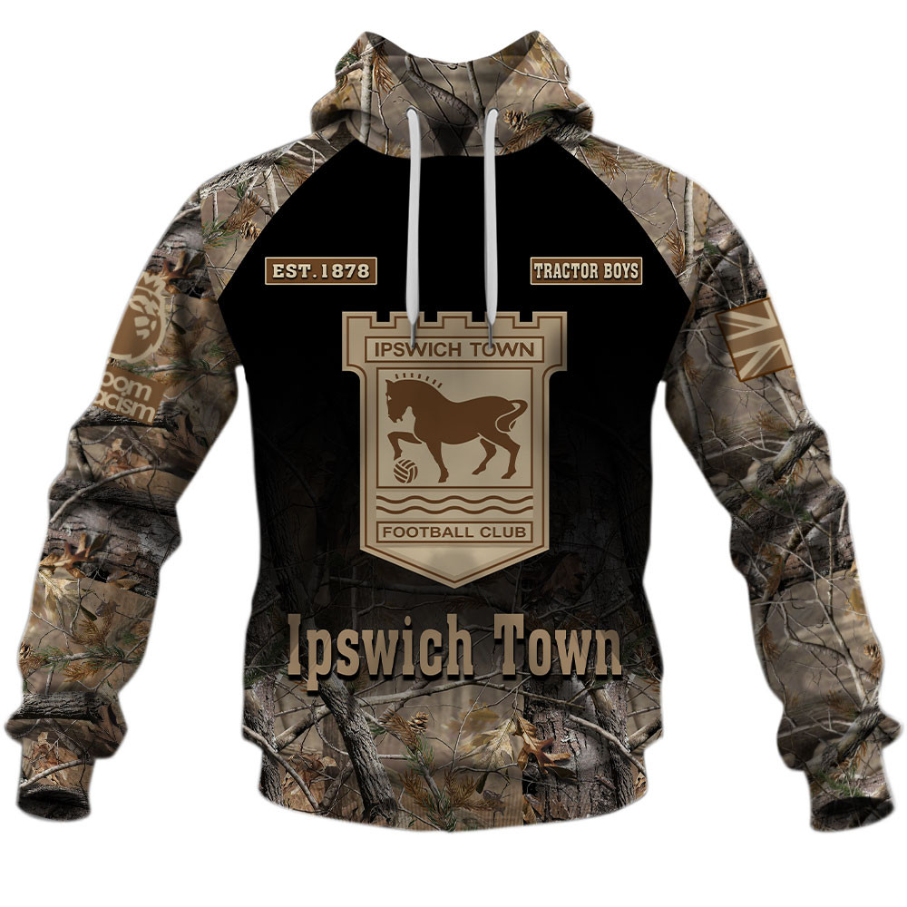 Ipswich Town F.C Hunting Camo Design Shirts