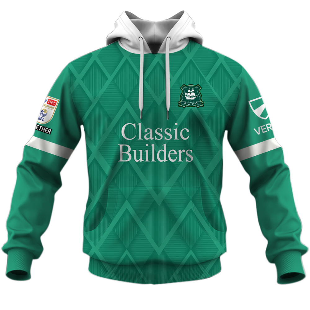 Plymouth Argyle F.C Home Jersey Style Shirts