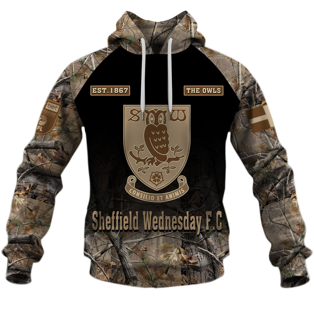 Sheffield Wednesday F.C Hunting Camo Style Shirts