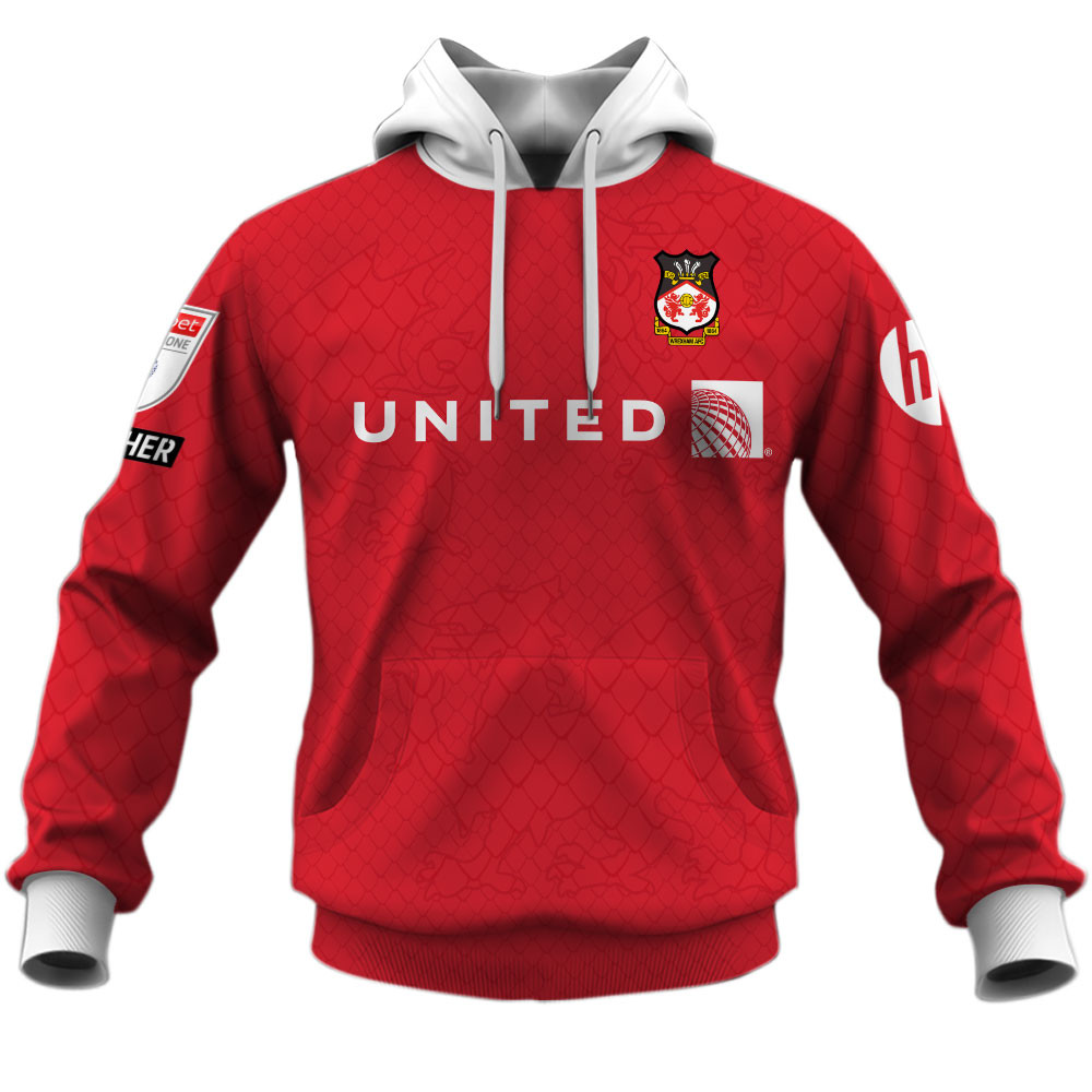 Wrexham A.F.C Home Jersey Style Shirts