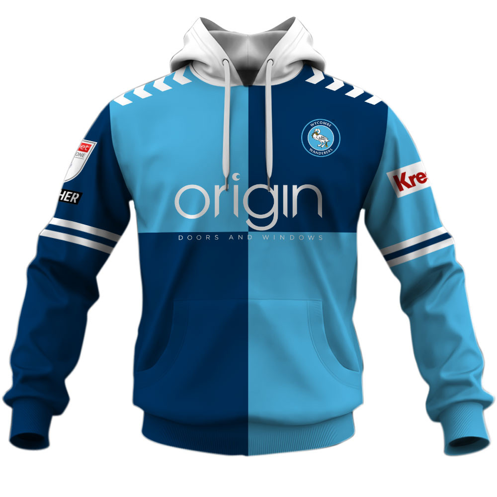 Wycombe Wanderers F.C Home Jersey Style Shirts