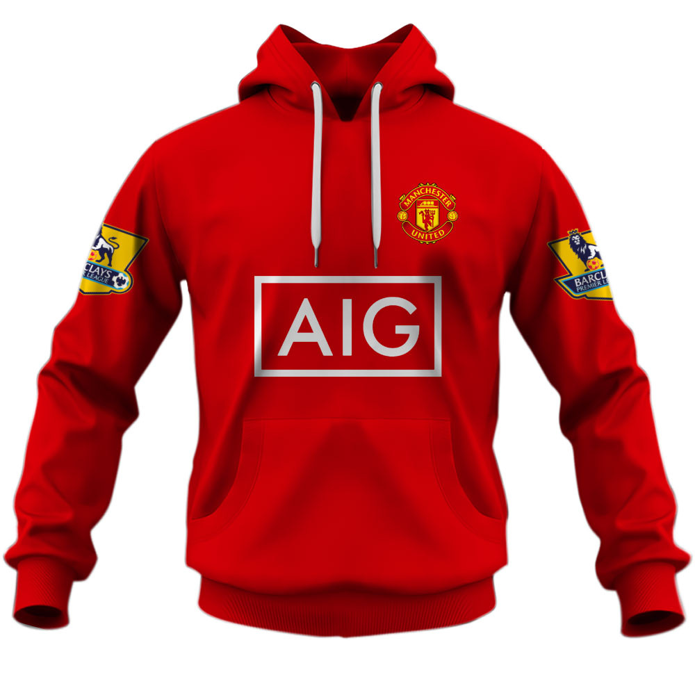 Manchester United 2007 2009 Home Jersey Style Shirts