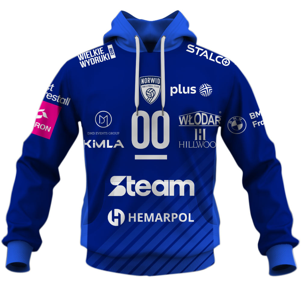 KS Norwid Częstochowa PlusLiga Volleyball Home Jersey Style Shirts