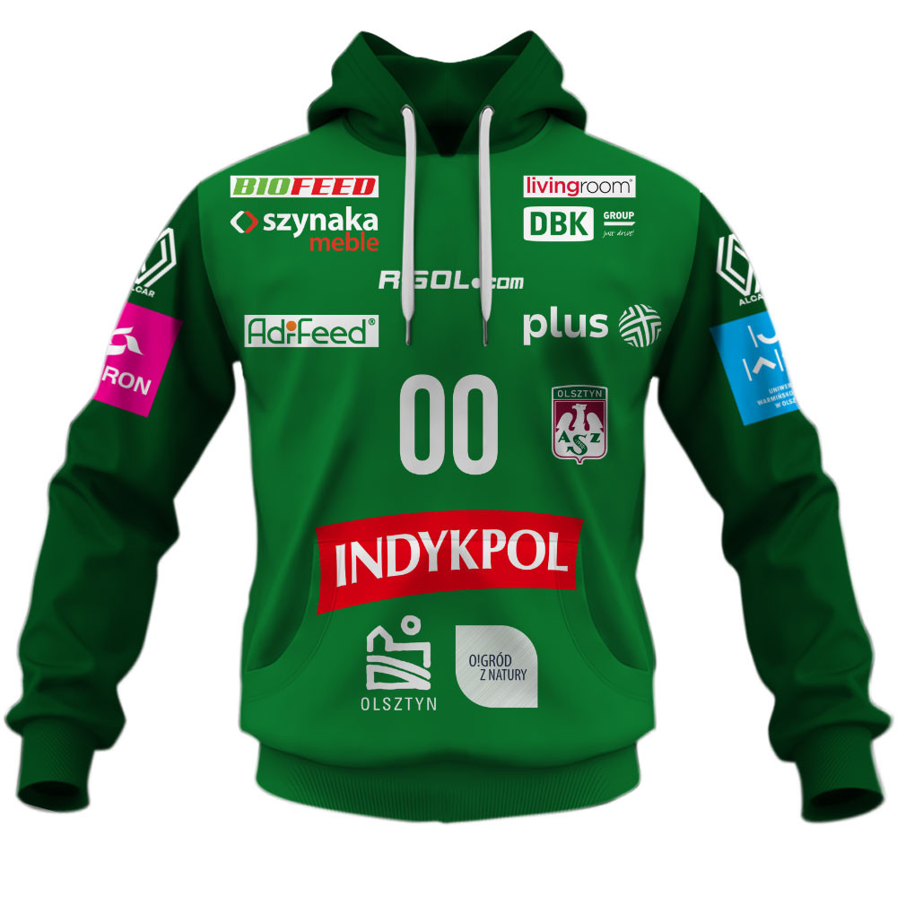 AZS Olsztyn PlusLiga Volleyball Home Jersey Style Shirts