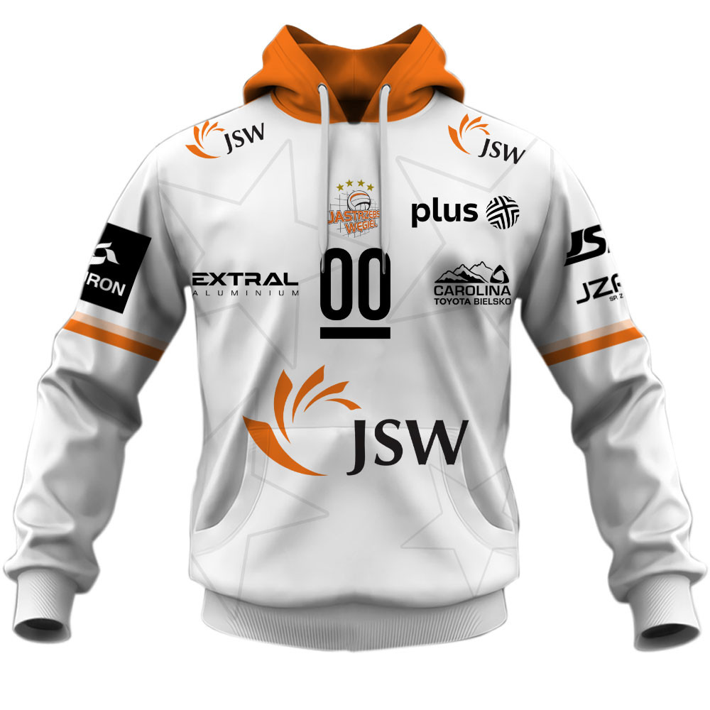 Jastrzębski Węgiel PlusLiga Volleyball Home Jersey Style Shirts