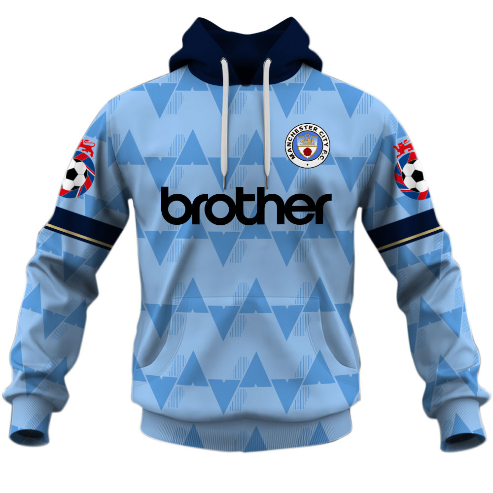 Manchester City FC 9091 Home Jersey Style Shirts