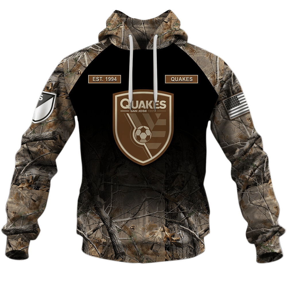 San Jose Earthquakes ( MLS ) Hunting Camo Shirts