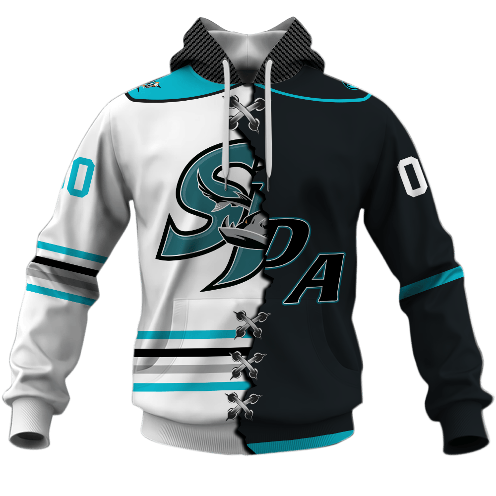 San Jose Barracuda AHL Mix Jersey Style Shirts