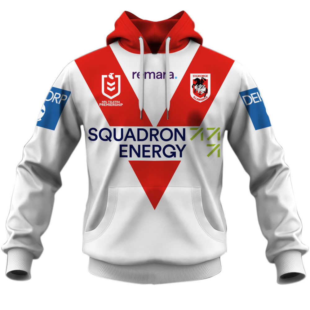 ST. George Illawarra Dragons NRL 2025 Home Jersey Style Shirts