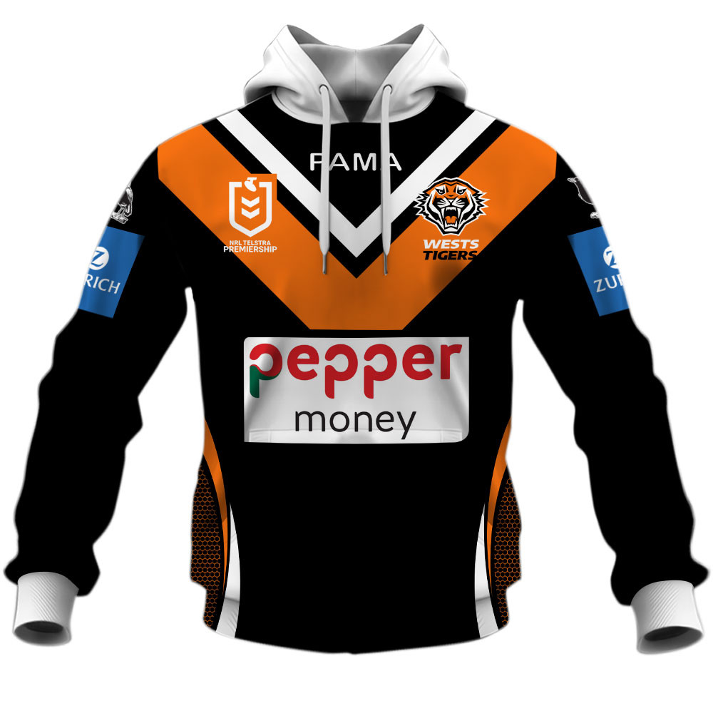 Wests Tigers NRL 2025 Home Jersey Style Shirts