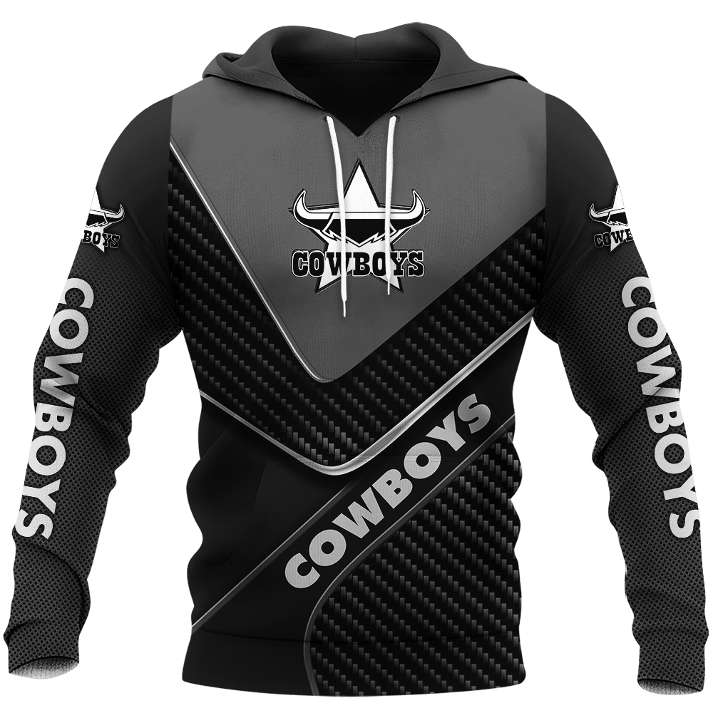 North Queensland Cowboys NRL Carbon Fiber Design Shirts