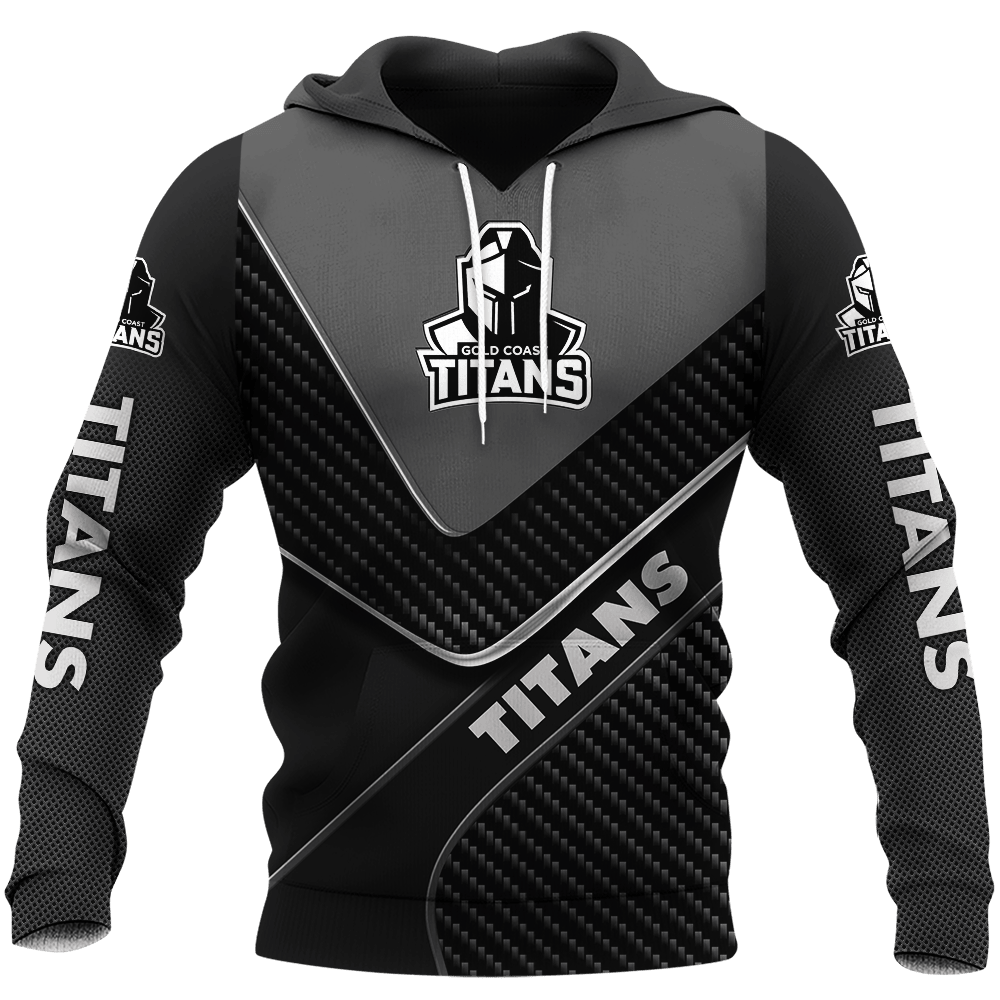 Gold Coast Titans NRL Carbon Fiber Design Shirts