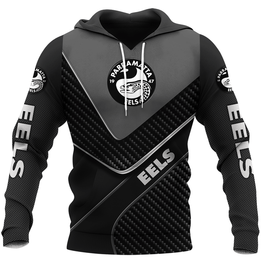 Parramatta Eels NRL Carbon Fiber Design Shirts