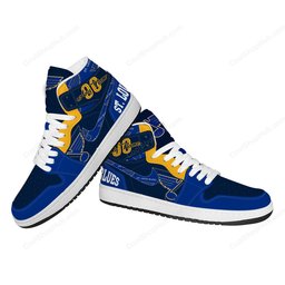 St.Louis Blues AJ 1 High Top Sneakers V1
