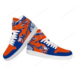 New York Islanders AJ 1 High Top Sneakers V1