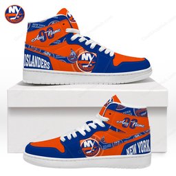 New York Islanders AJ 1 High Top Sneakers V1