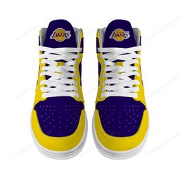 Los Angeles Lakers AJ 1 High Top Sneakers V1