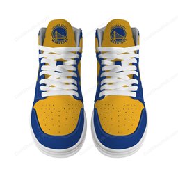 Golden State Warriors AJ 1 High Top Sneakers V1