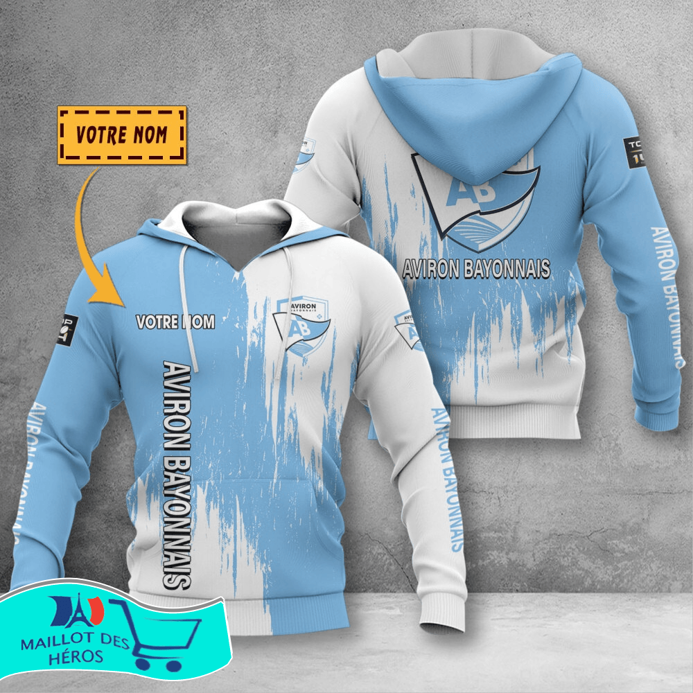 Aviron Bayonnais Brush Grunge Design Shirts