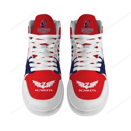 Scarlets AJ1 High Top Sneakers V2