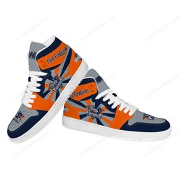 Flint Firebirds AJ 1 High Top Sneakers V2