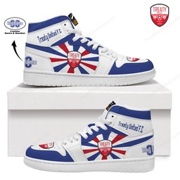 Treaty United F.C LOI First Division AJ1 High Top Sneakers V2
