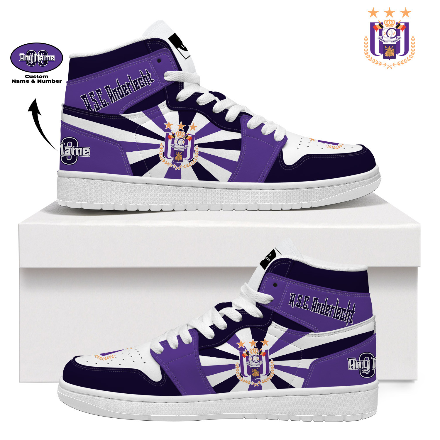R.S.C. Anderlecht AJ 1 High Top Sneakers V2