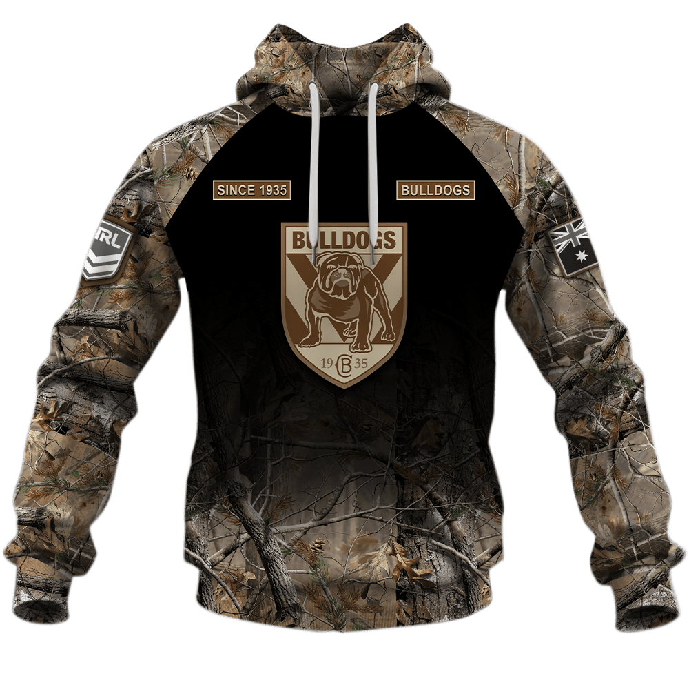 Canterbury Bankstown Bulldogs NRL Hunting Camo Design Shirts