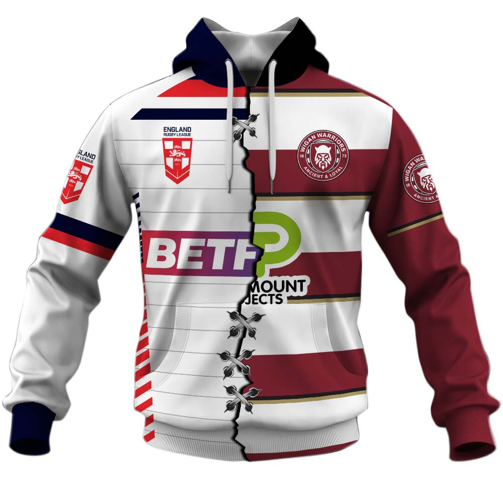 Wigan Warriors Super League X National Team Special Shirts