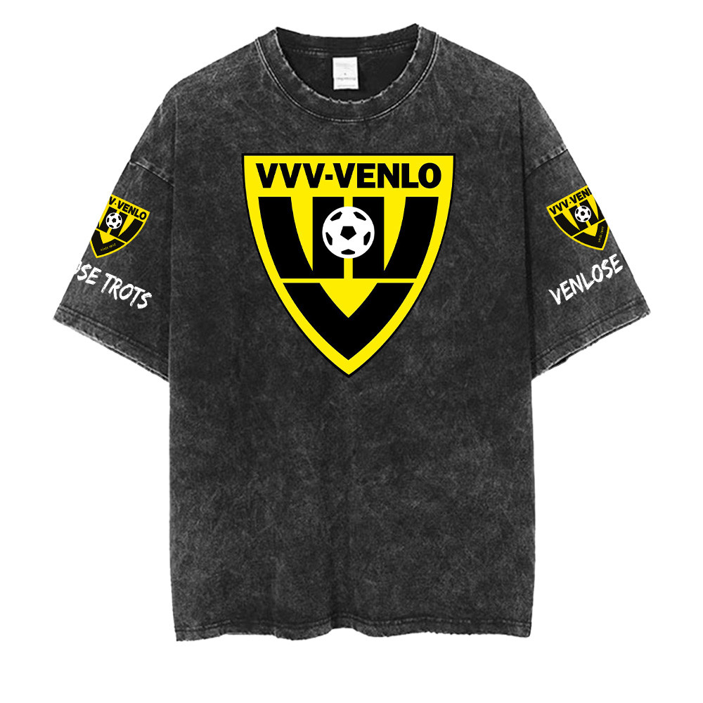 VVV Venlo Washed Retro Logo Design Shirt