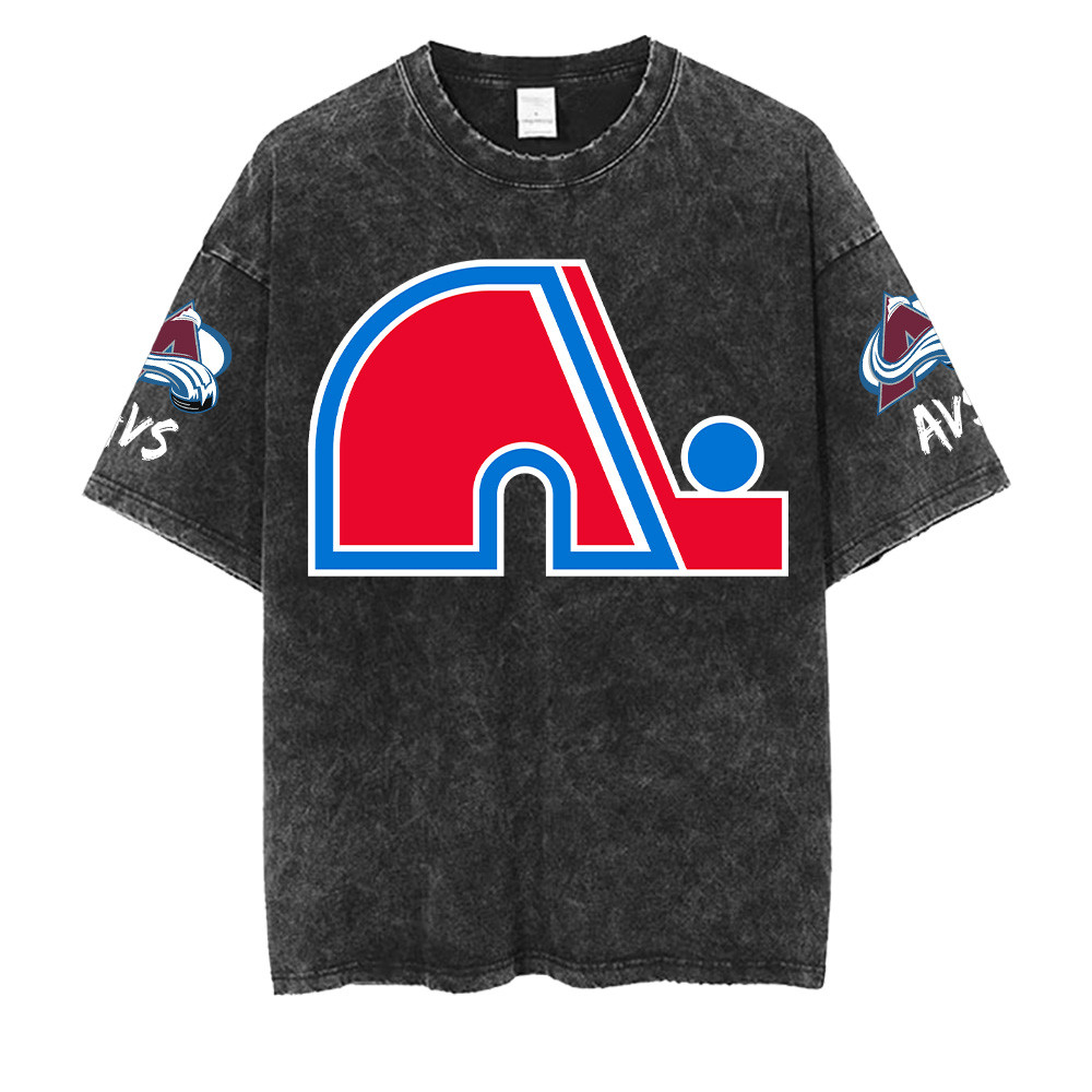 Colorado Avalanche NHL Washed Retro Logo Shirt