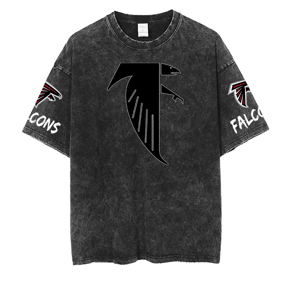 Atlanta Falcons NFL Washed Retro Logo Shirts