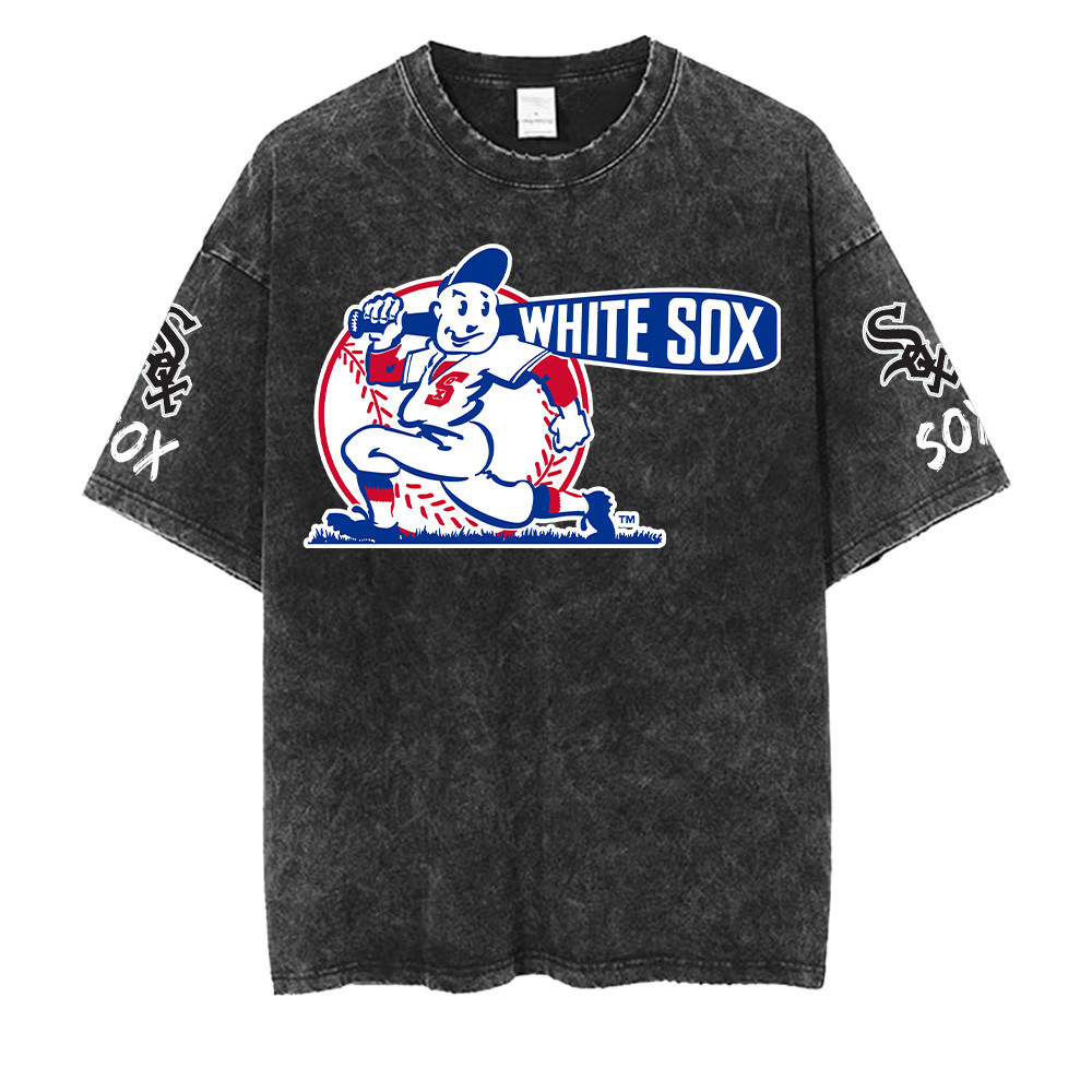 Chicago White Sox MLB Washed Retro Logo Shirt