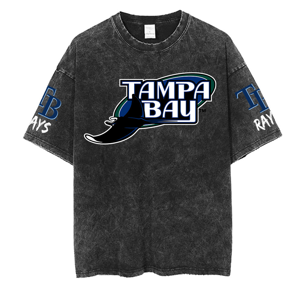 Tampa Bay Rays MLB Washed Retro Logo Shirt