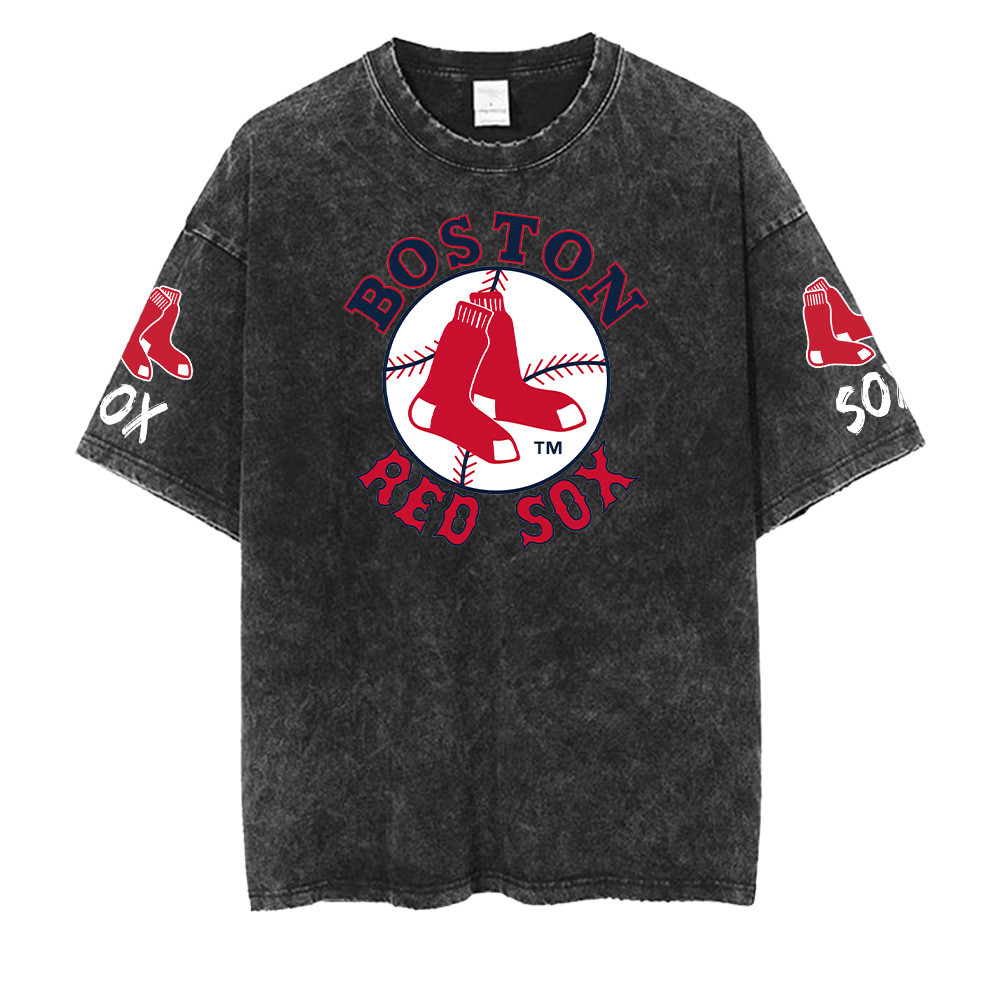 Boston Red Sox MLB Washed Retro Logo Shirt