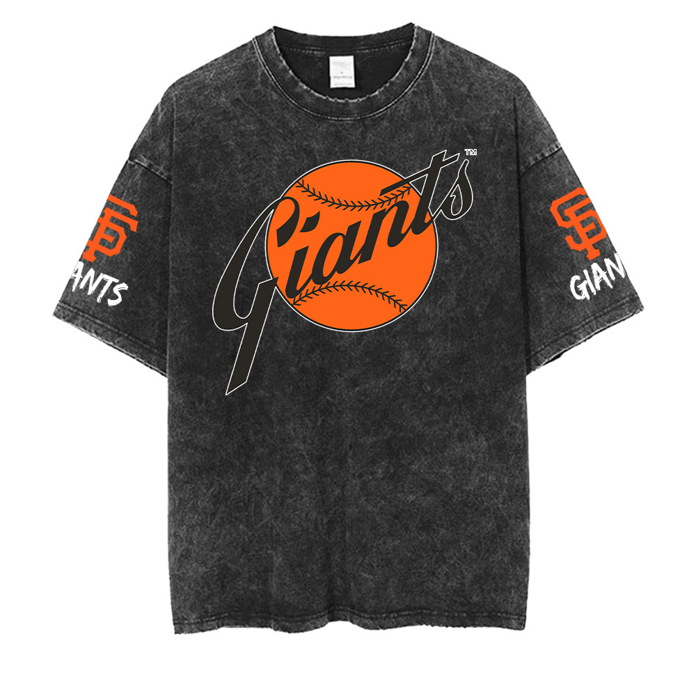 San Francisco Giants MLB Washed Retro Logo Shirt