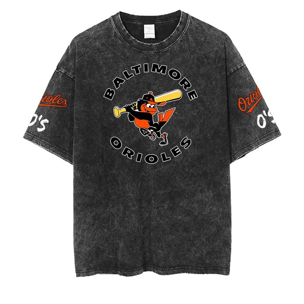 Baltimore Orioles MLB Washed Retro Logo Shirt