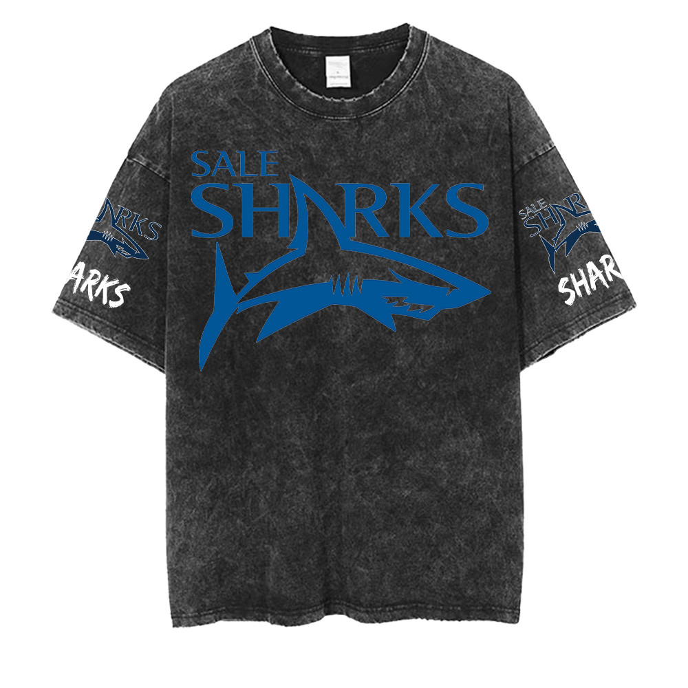 Sale Sharks PRL Washed Retro Logo Shirt