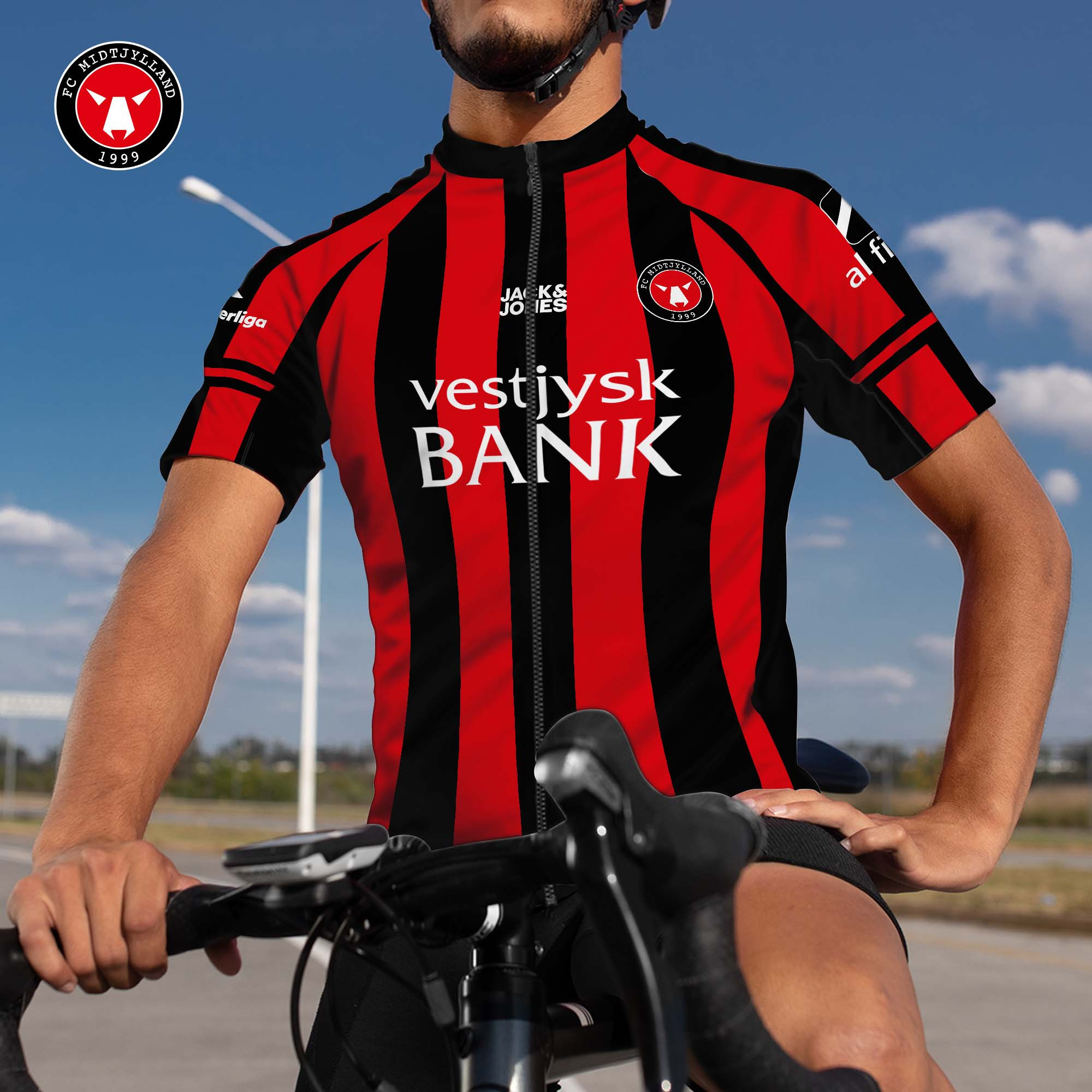 FC Midtjylland Inspired Cycling Kit