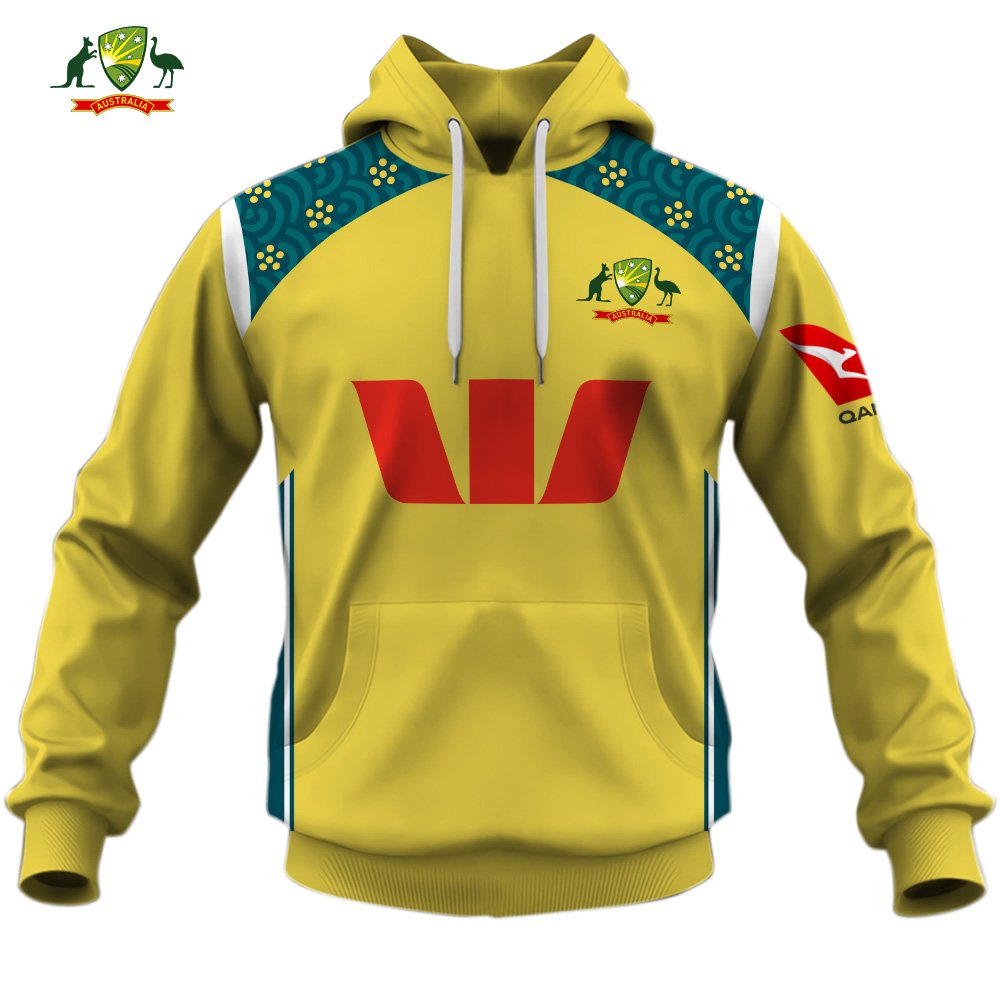 Australia National Cricket Team ODI Jersey Style Shirts V2