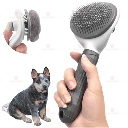 Self Cleaning Pet Hair Remover Brush