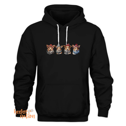 Red heeler winter dress up exclusive tshirt