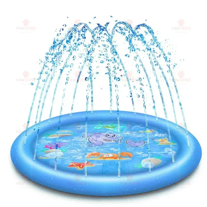 170*170cm Pet Sprinkler Pad Play Cooling Mat Swimming Pool
