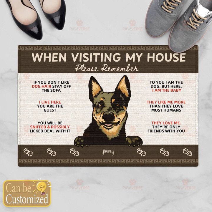 When visiting my house please remember exclusive doormat